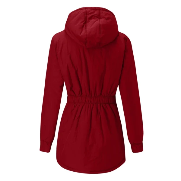 Women's Fashion Cotton-padded Coat Lamb Wool Cotton-padded Coat With Fleece - Image 9