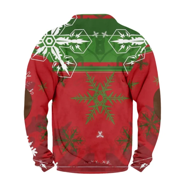 Men's Buttoned Sweatshirt With European And American Autumn/winter Printed Long - Image 12