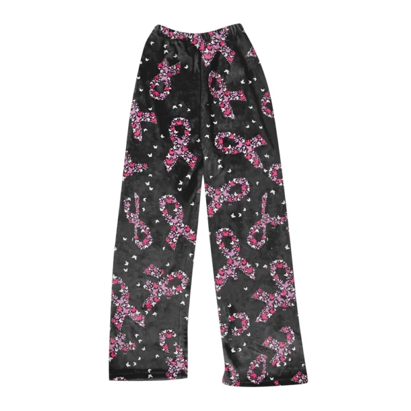 Women Winter Plaid Pants Full Length Long Trousers Sports Pants - Image 32