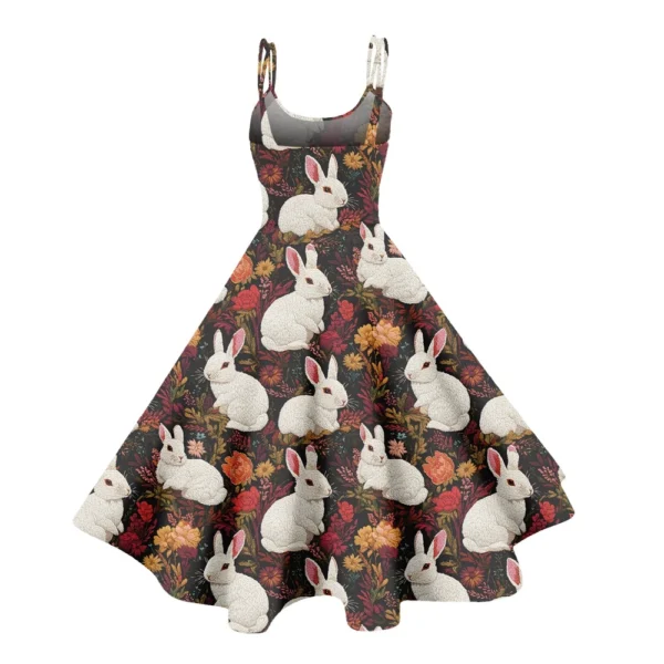 Women's Loose Casual Easter Printed Dresses Summer Sundresses Fashion Dress - Image 11
