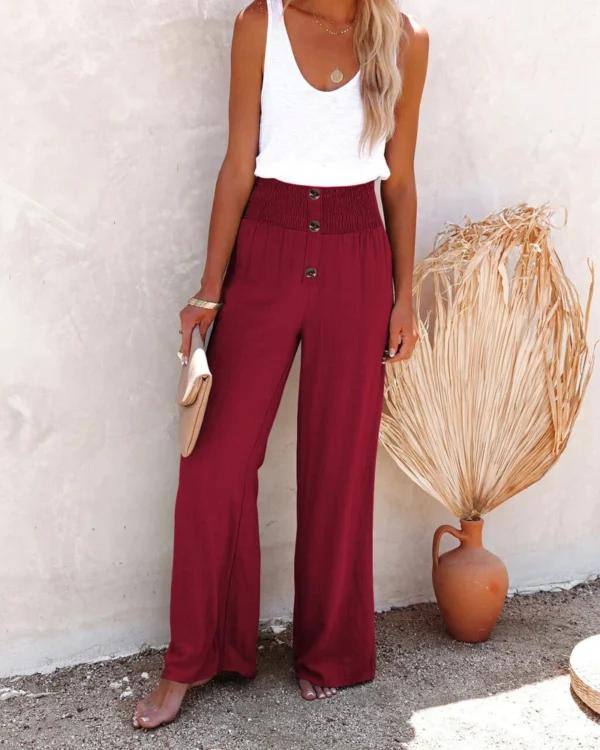 Women's clothing high waist loose long legs women - Image 17