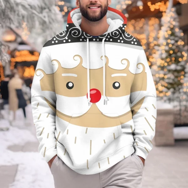 Hooded Sports Tracksuit Unisex Running Outfits Long Sleeve Pullover Hoodies - Image 16