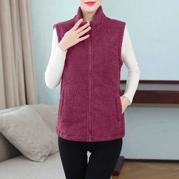 Women's Fall And Winter Temperament Lamb's Wool Thickened And Padded Warm Plus - Image 28