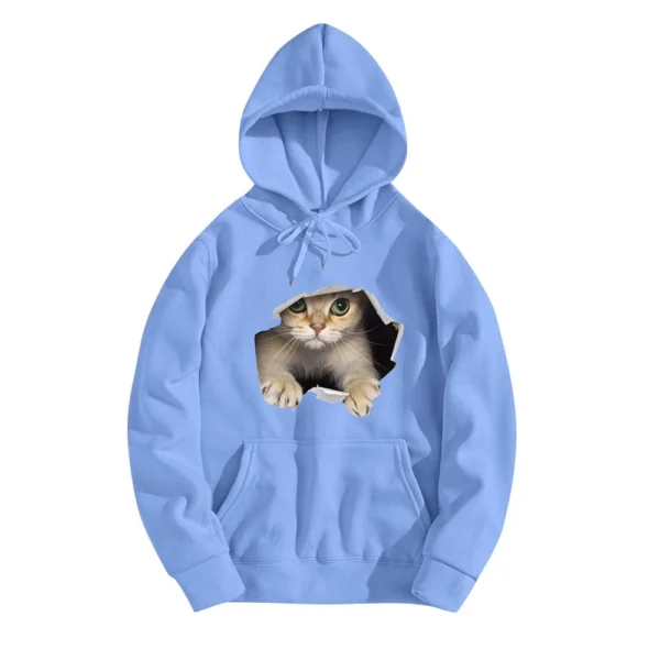 Womens Oversized Fleece Sweatshirts Long Sleeve Sweaters Pullover Fall Outfits - Image 6