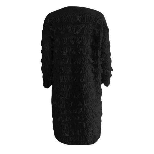 Women's 2024 Fashion Casual Open Front Chunky Cable Knit Sweaters Coats - Image 12