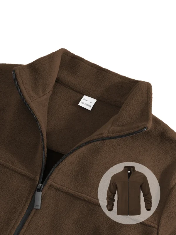 Men's jacket zipper collar jacket - Image 14