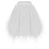 Women's Fashion Solid Color Half Skirt Party Ballet Puff Skirt Mesh Skirt - Image 88