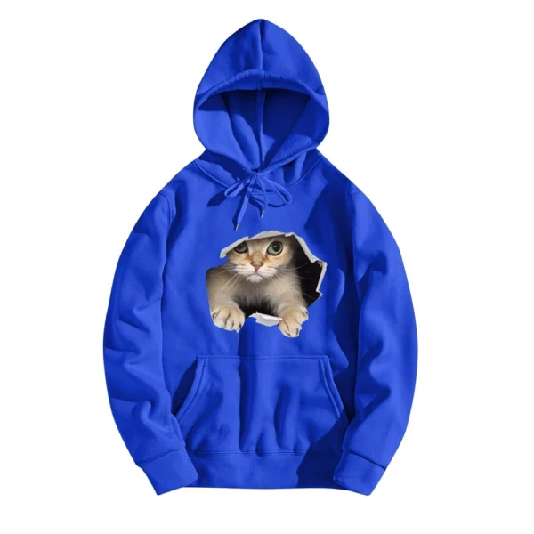 Womens Oversized Fleece Sweatshirts Long Sleeve Sweaters Pullover Fall Outfits - Image 35