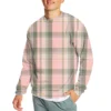Men's Casual Fashion Comfortable Plaid Round Neck Pullover Sweatshirt Sweatshirt - Image 24
