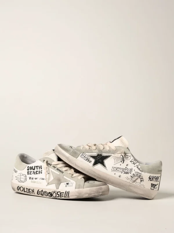 gg*db Women's shoes men's shoes graffiti board shoes - Image 2