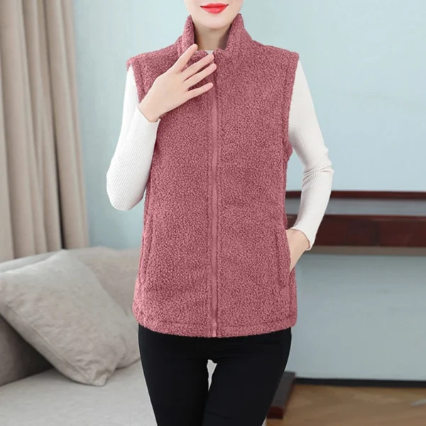 Women's Fall And Winter Temperament Lamb's Wool Thickened And Padded Warm Plus - Image 34