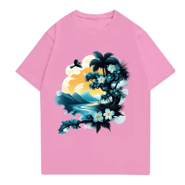 Men's Stand Collar Short Sleeve Shirt Loose Leisure Holiday Shirt Man - Image 26