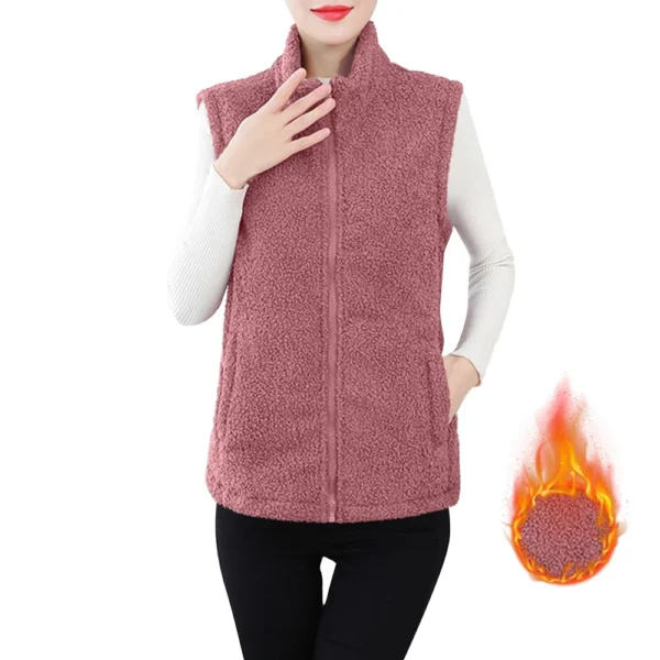 Women's Fall And Winter Temperament Lamb's Wool Thickened And Padded Warm Plus - Image 3