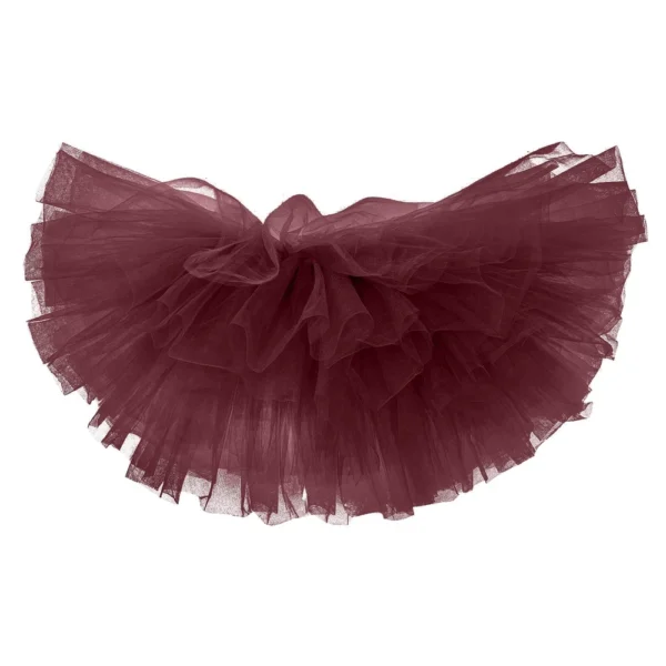 Women's Fashion Solid Color Half Skirt Party Ballet Puff Skirt Mesh Skirt - Image 83
