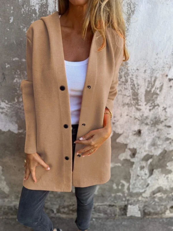 Women's jacket solid color casual jacket - Image 13
