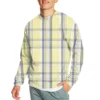 Men's Casual Fashion Comfortable Plaid Round Neck Pullover Sweatshirt Sweatshirt - Image 8