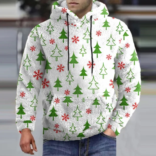 Men's Standing Collar Sweatshirt Is Outdoor Casual Sweaters Tops - Image 28