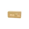Digital Alarm Clock For Bedroom - Wooden Desk Clock With Date, Day Of The Week - Image 15