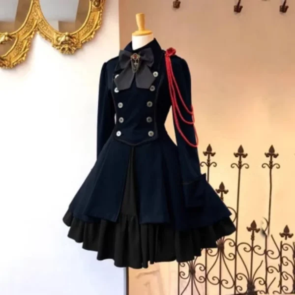 Women's long-sleeved loose dress - Image 17