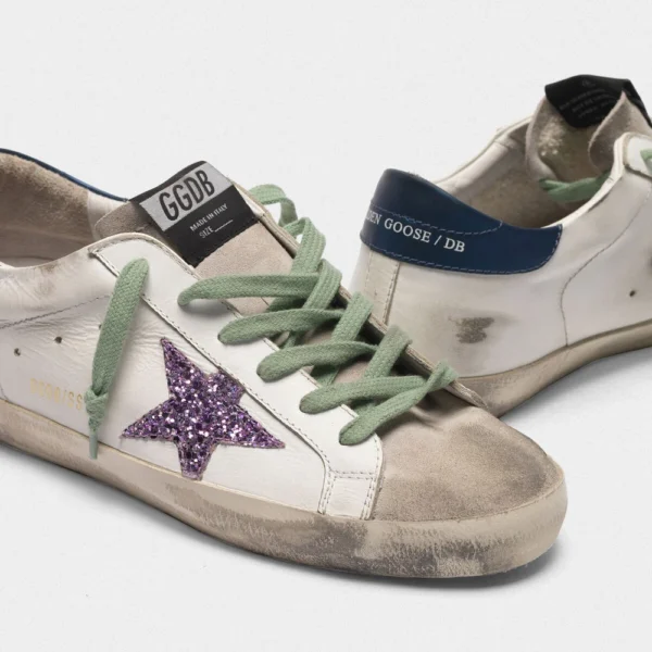 gg*db Women's shoes blue tail purple star board shoes casual shoes - Image 3