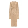 Women's Fashionable Solid Color V Neck Sequin Sexy Evening Dress Party Long - Image 11