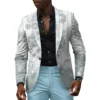 Unisex Winter Christmas Prints Suit Jackets Unisex Casual Fashion Button Jackets - Image 19