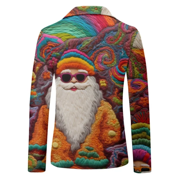 Unisex Winter Christmas Prints Suit Jackets Unisex Casual Fashion Button Jackets - Image 10