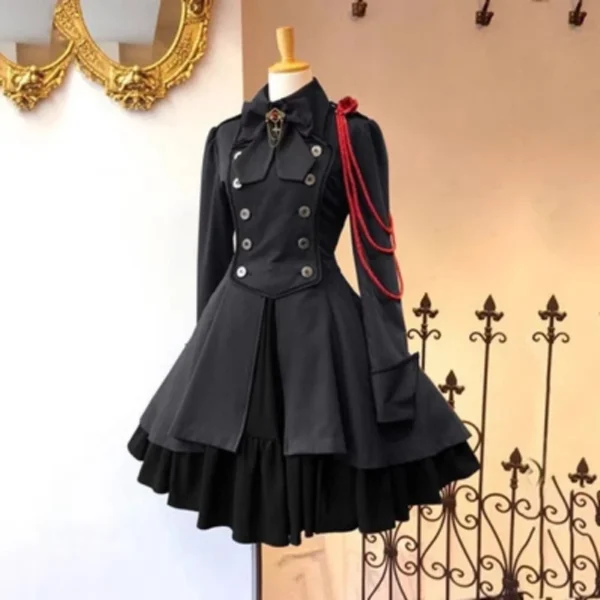 Women's long-sleeved loose dress - Image 24