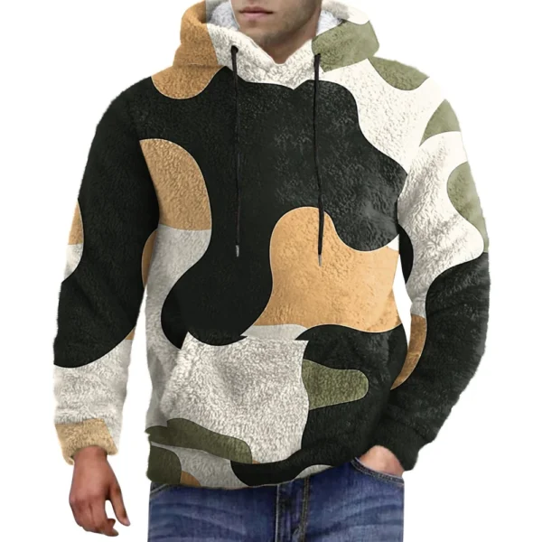 Hooded Sports Tracksuit Unisex Running Outfits Long Sleeve Pullover Hoodies - Image 6
