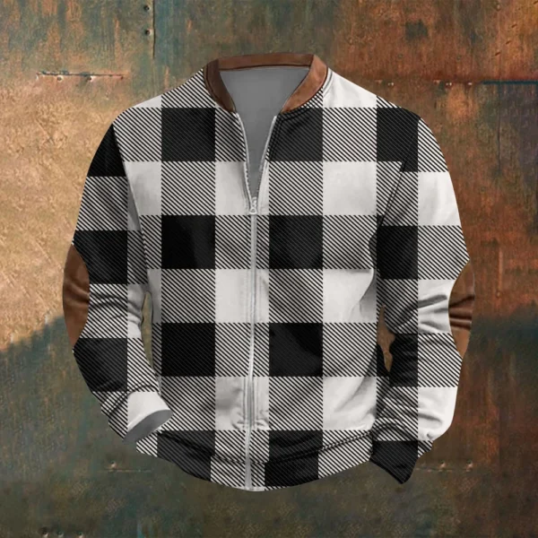 Men's Retro Casual Gradient Printed Sweatshirt - Image 13