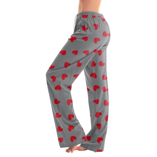 Women's Allover Printed Home Pants Sleeping Pajama Pants Long Pants Pajama - Image 19