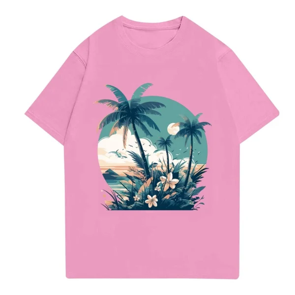Men's Stand Collar Short Sleeve Shirt Loose Leisure Holiday Shirt Man - Image 26