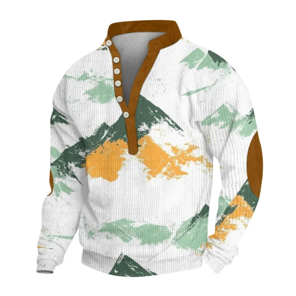 Men's new half zipper long sleeved tactical arm pullover training men's clothing - Image 26