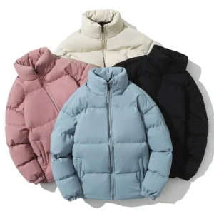 Men's stand collar thick coat thermal
