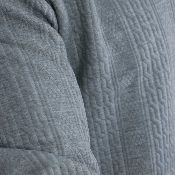Men's casual trousers V-neck jacquard knit suit - Image 14