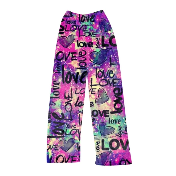 Women Winter Plaid Pants Full Length Long Trousers Sports Pants - Image 35