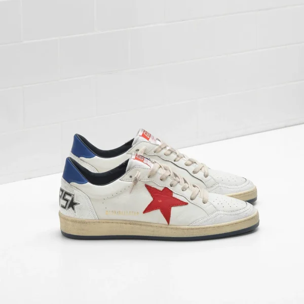 gg*db Men's shoes blue tail red star casual shoes
