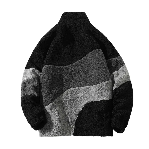 Mens Casual  Pocket Lambskin R Fashion  Cashmerematching Loose Warm - Image 10