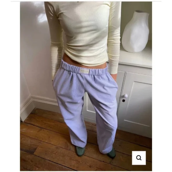 Women's Striped Wide Leg Pants Casual Pants - Image 12