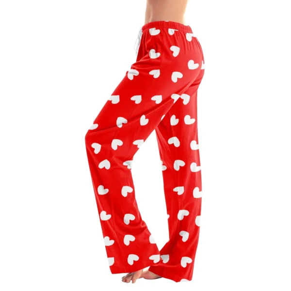 Women's Allover Printed Home Pants Sleeping Pajama Pants Long Pants Pajama - Image 31
