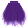 Women's Fashion Solid Color Half Skirt Party Ballet Puff Skirt Mesh Skirt - Image 76