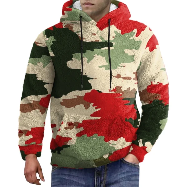 Hooded Sports Tracksuit Unisex Running Outfits Long Sleeve Pullover Hoodies - Image 28