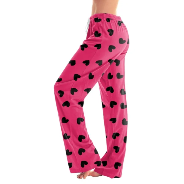Women's Allover Printed Home Pants Sleeping Pajama Pants Long Pants Pajama - Image 34