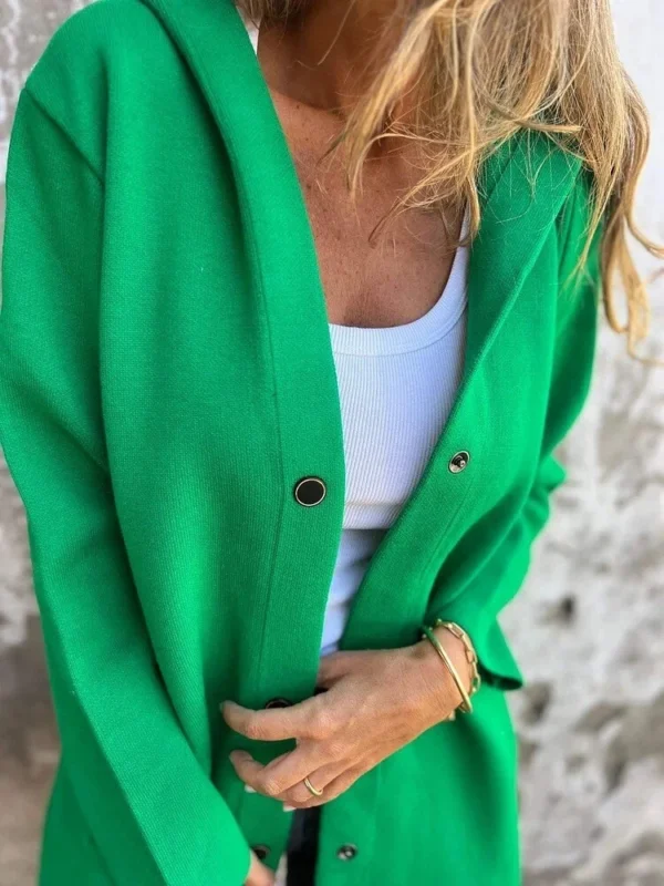 Women's jacket solid color casual jacket - Image 10