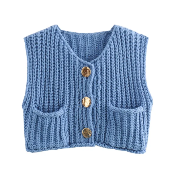 Women's thick needle vest - Image 24