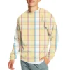 Men's Casual Fashion Comfortable Plaid Round Neck Pullover Sweatshirt Sweatshirt - Image 21