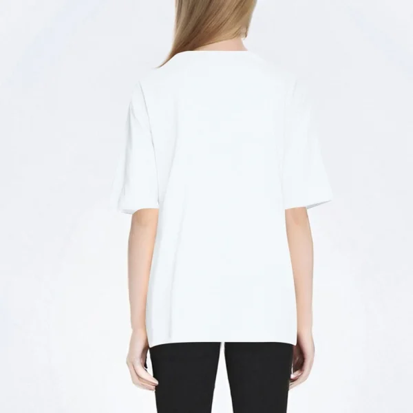 Women's Fashion Daily Casual Short Sleeved Round Neck Printed Loose T-Shirt - Image 11
