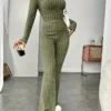 Women's clothing inner with long sleeves and trousers set two-piece set - Image 13
