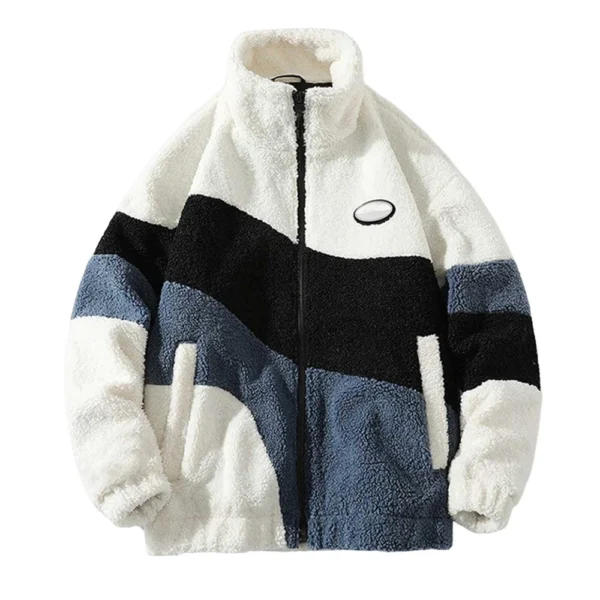 Mens Casual  Pocket Lambskin R Fashion  Cashmerematching Loose Warm - Image 6