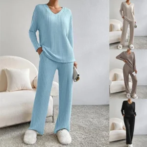 Fashion Casual Straight Pants Loose Suit